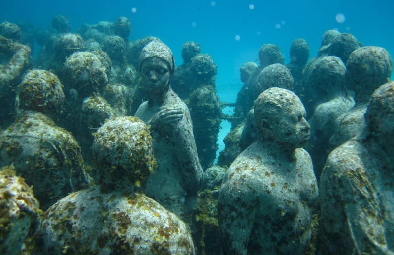 El museo de arte subacuático Musa es también uno de los principales destinos y puntos de interés de la Isla