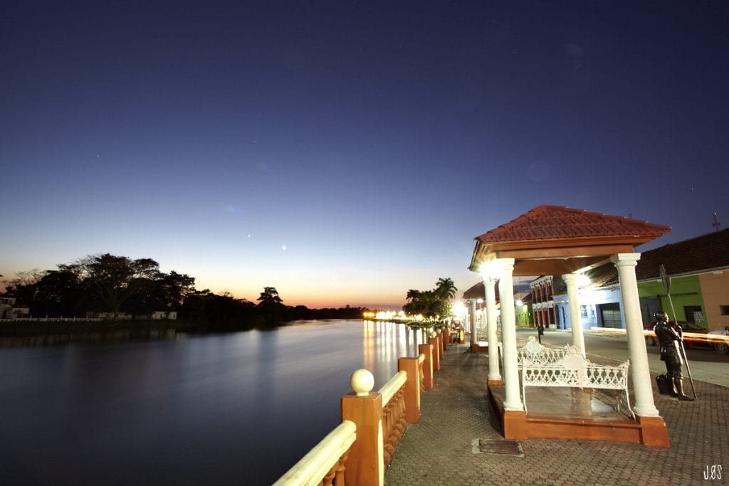 Imagen de Palizada, en la Península de Yucatán