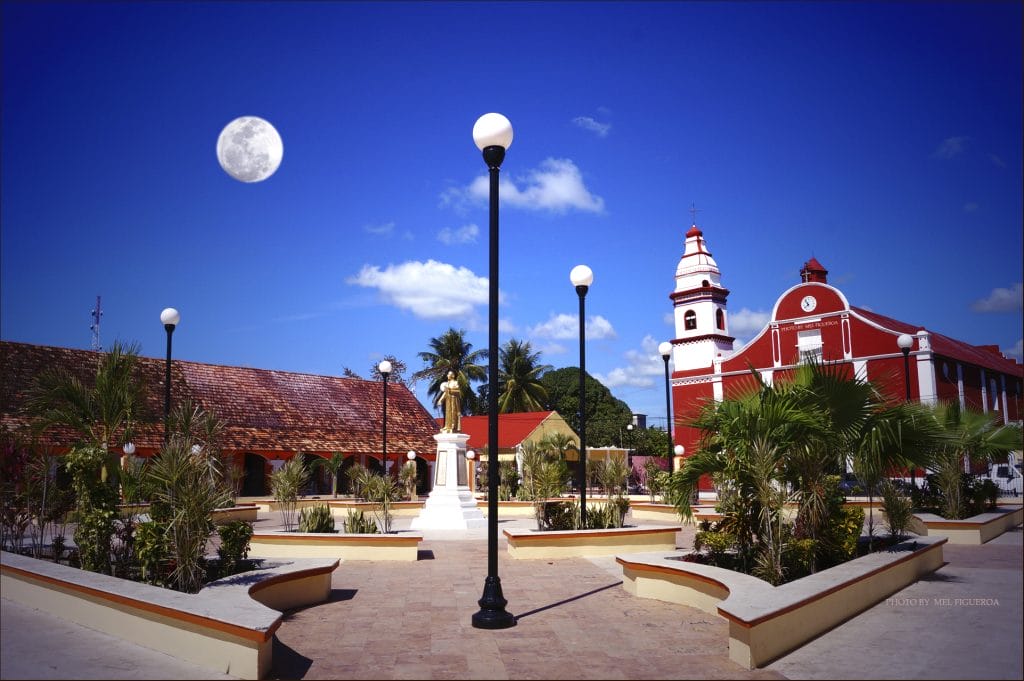 Imagen de Palizada, en la Península de Yucatán
