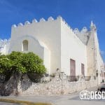 Imágenes del parque de Santiago en el Centro Histórico de Mérida