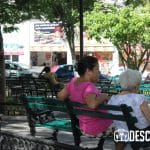 Imágenes del parque de Santiago en el Centro Histórico de Mérida