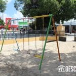 Imágenes del parque de Santiago en el Centro Histórico de Mérida