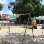 Imágenes del parque de Santiago en el Centro Histórico de Mérida