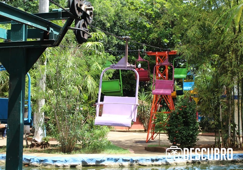 Imágenes del teleférico en el que puedes conocer el zoológico 