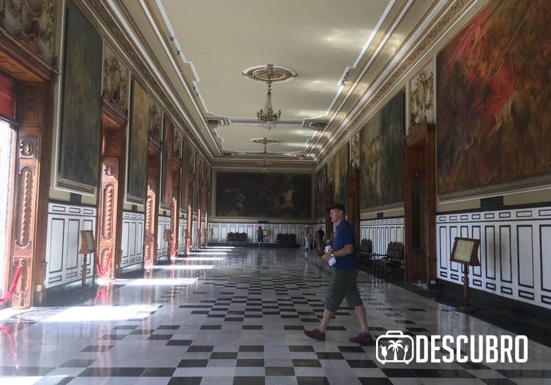 Sala principal del Palacio de Gobierno en Yucatán