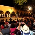 Aspectos de la Serenata de Santa Lucía previo a a cantarle "Las mañanitas" a la ciudad de Mérida.- Leslie Santos Bonilla