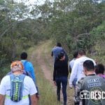 Visitantes a las "grutas de cristal" en Tekax acompañados del grupo Ecoguerreros Yucatán