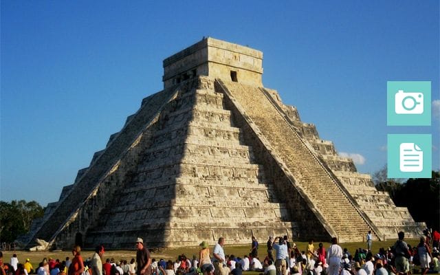 Equinoccio en Chichén Itzá, Yucatán.