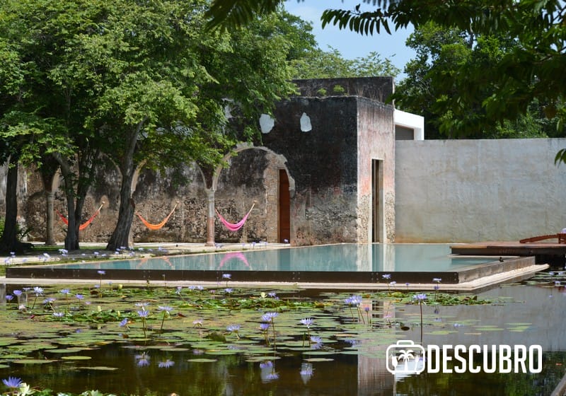Imágenes de la Hacienda Tamchen en Yucatán, así  son las vistas exteriores 