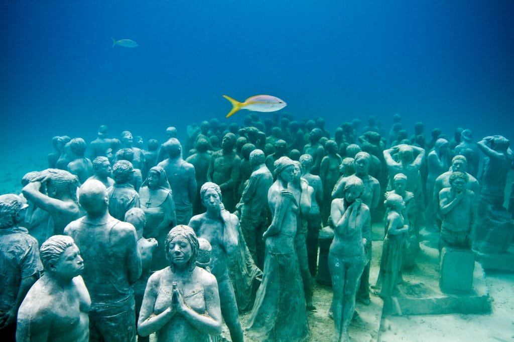 Así es el museo subacuático en Isla Mujeres, Quintana Roo
