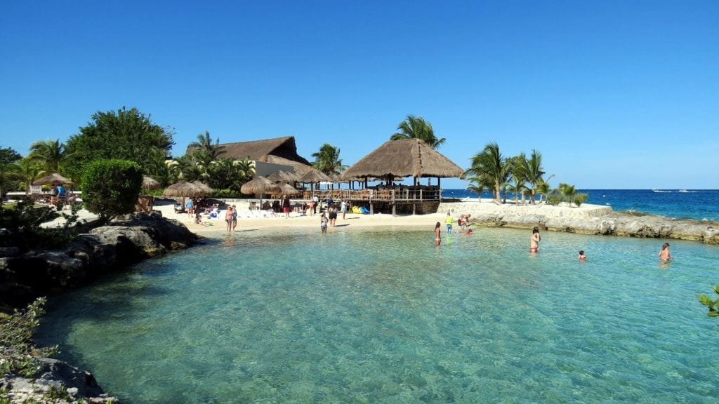 Cozumel es ino de los mejores destinos de playa de la península de Yucatán. Parque Chankanaab.-Foto de cruceros Cozumel