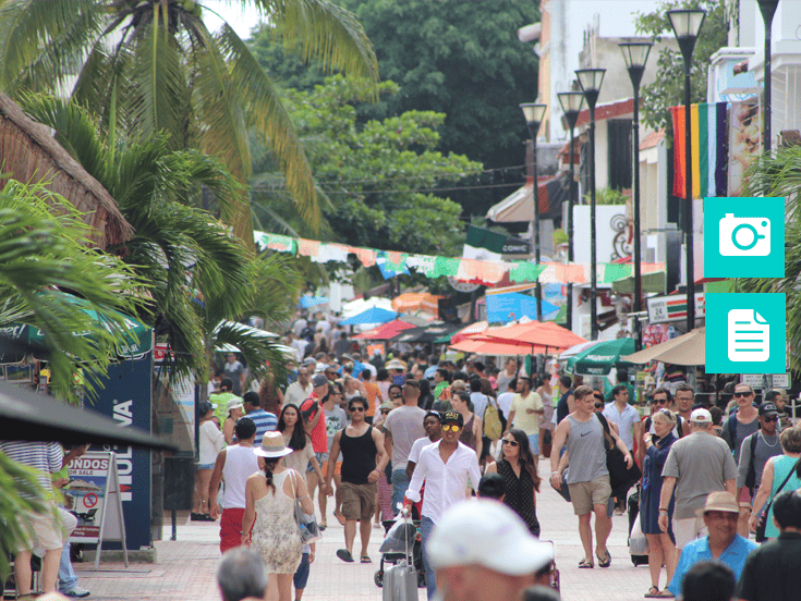 Quinta Avenida en Playa del Carmen