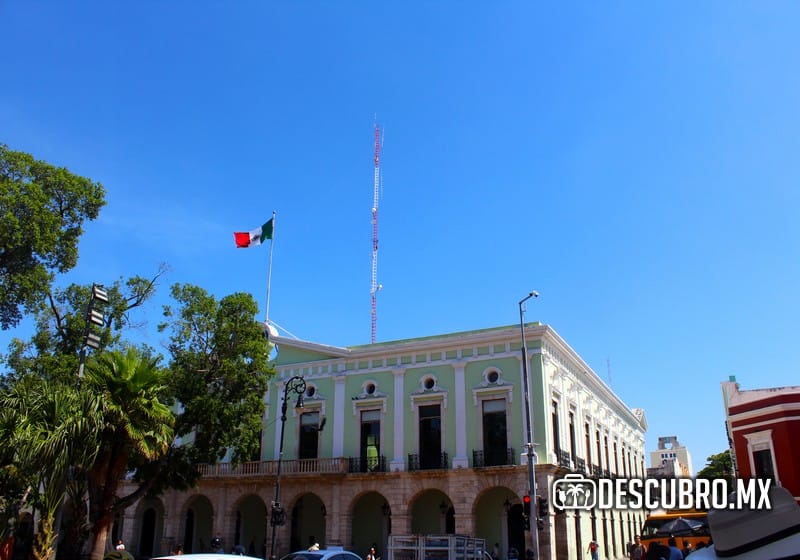 Foto del Palacio del Gobierno en Mérida