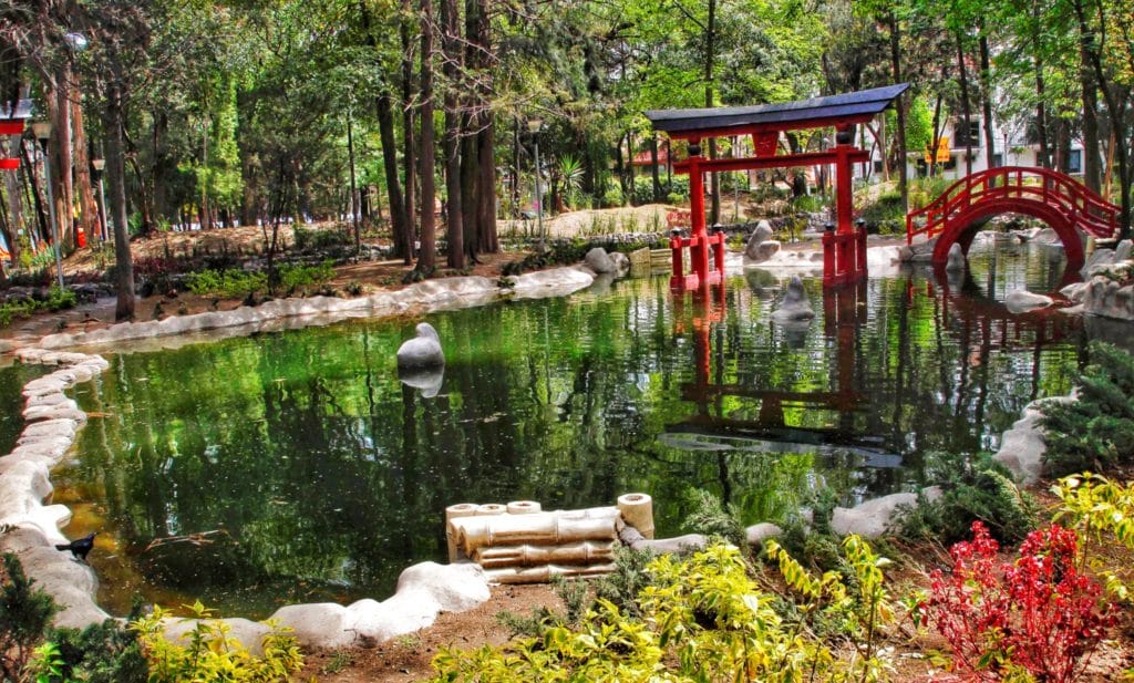 Este parque de estilo japonés que le dará un toque único a tus fotos.