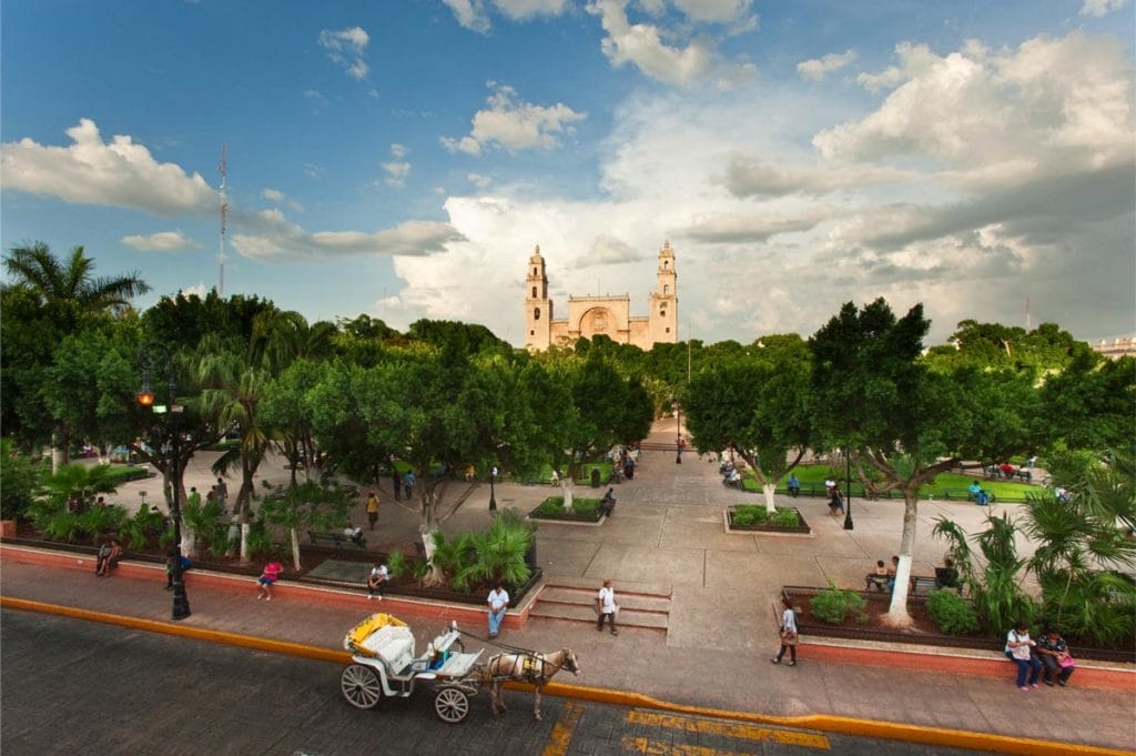 Plaza Grande Mérida, la ciudad blanca.