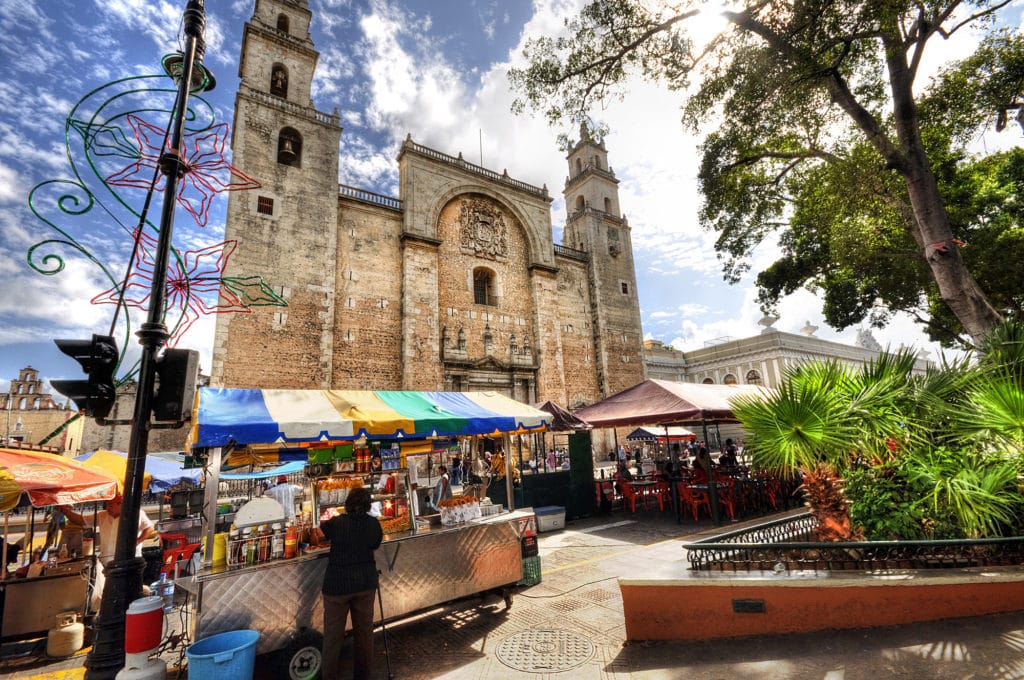 Plaza Grande de Mérida, la ciudad blanca