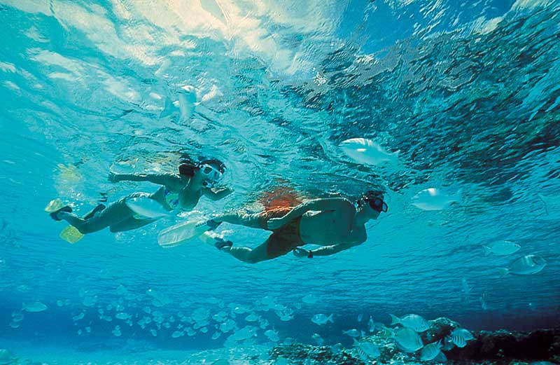 Isla Mujeres es uno de los principales destinos para nadar y disfrutar de actividades acuáticas como snorkel.