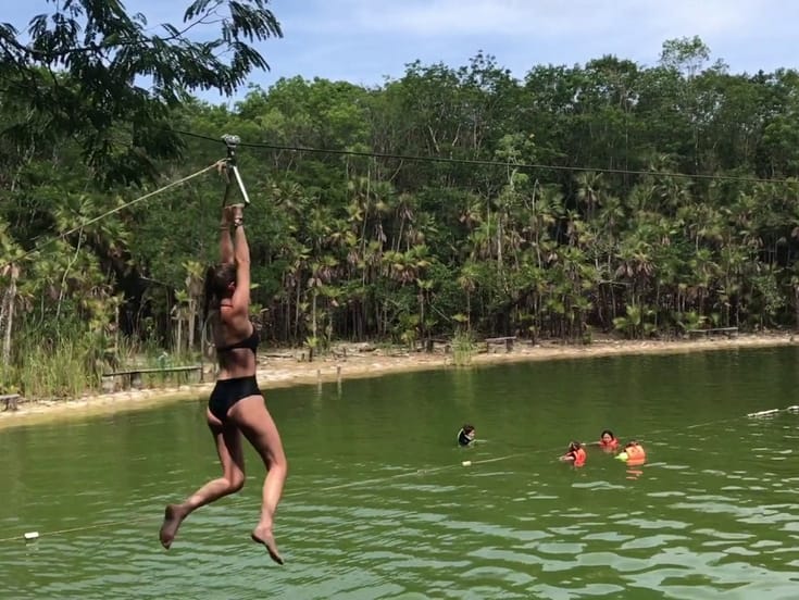 Cenote las Mojarras de Puerto Morelos