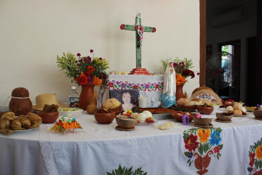día de muertos altar