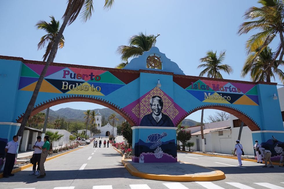 Arcos de entrada a Puerto Balleto de las Islas Marías, en el Estado de Nayarit, el 9 de abril de 2022.
GRACIELA LÓPEZ (CUARTOSCURO)