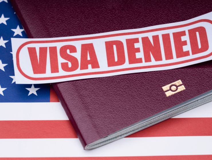 negaron Visa amerciana