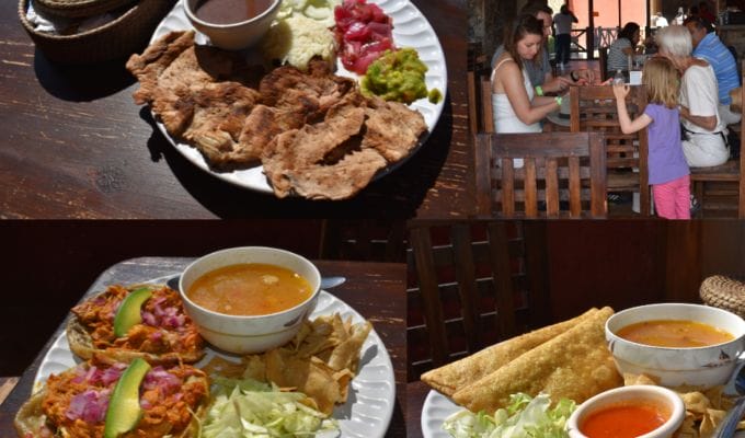 Menú Restaurante Cenote Santa Bárbara