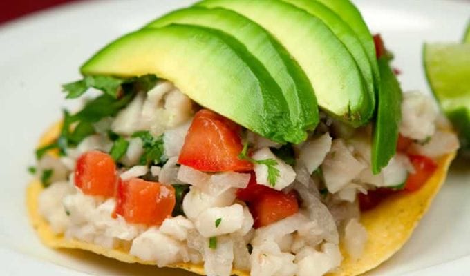 Ceviche de pescado