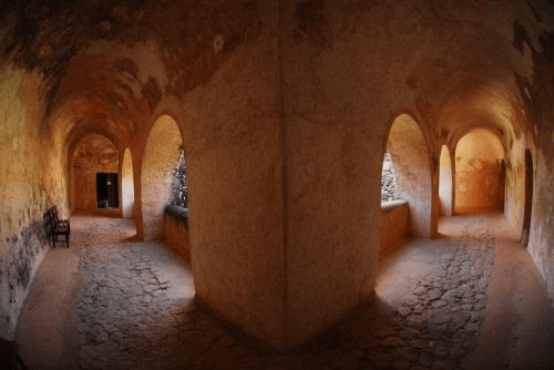 Interior del convento de San Miguel Arcángel 