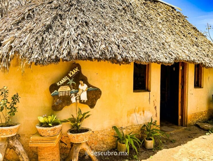 Casa tradicional maya
