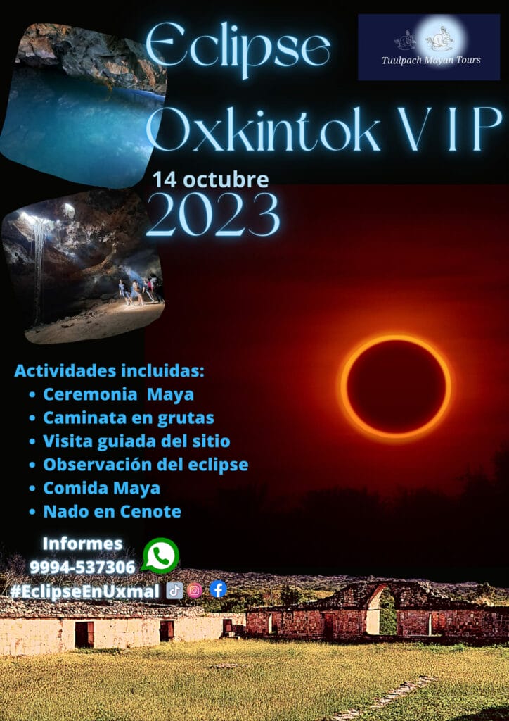 Eclipse en Oxkintok