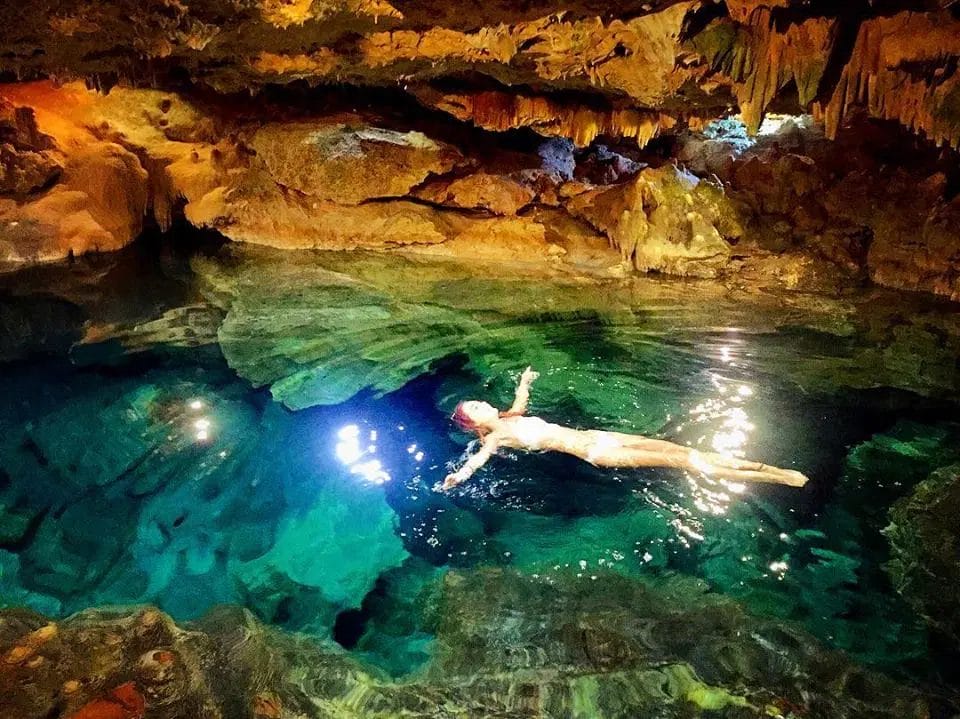 Imagen del Cenote San Ignacio.- Foto de la cuenta de Facebook