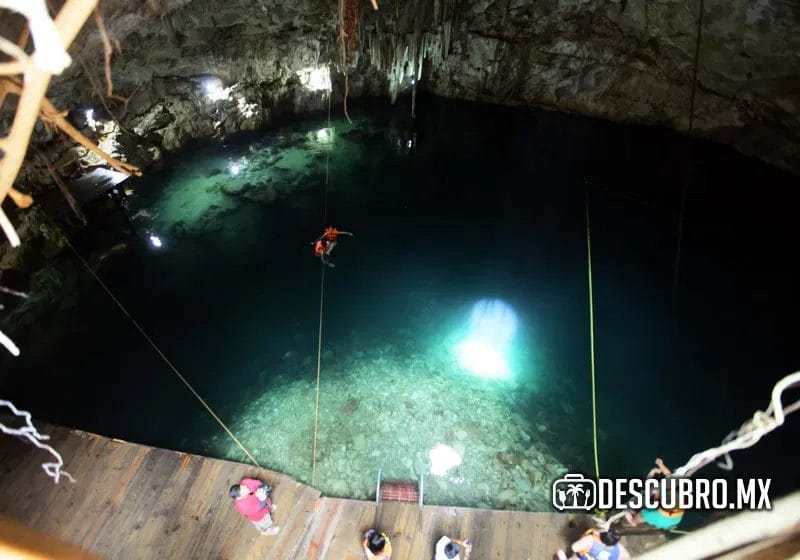 Foto del Cenote Canunchén en Homún.- Fernando Acosta