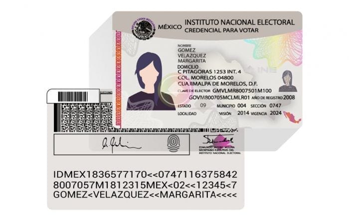 Para acreditar tu identidad puedes presentar tu credencial para votar del INE