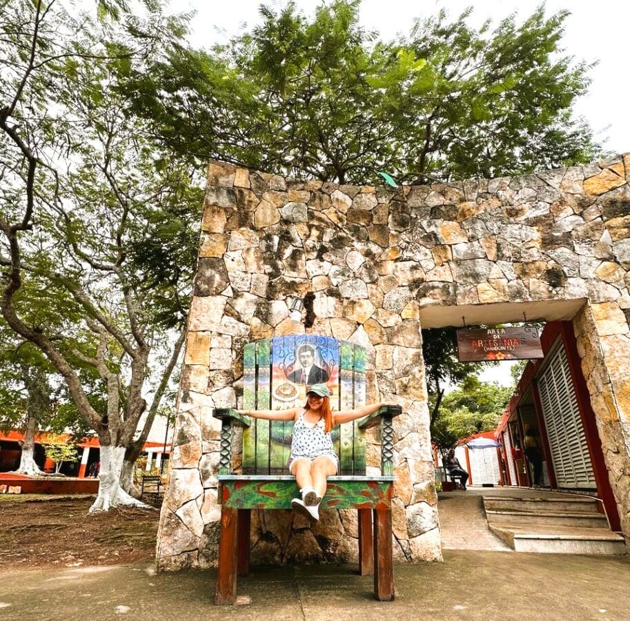 Spot para fotos en Cenote Sambulá