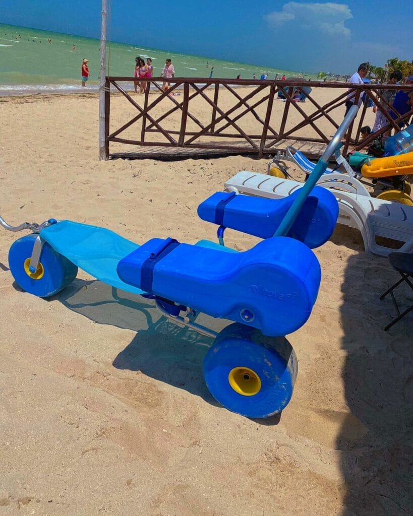 Vehículo incluyente para el mar