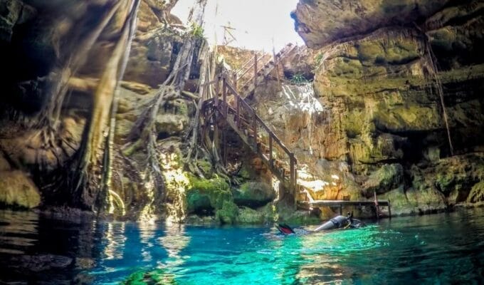 Conoce el cenote Kankirixche, uno de los más hermosos de Yucatán