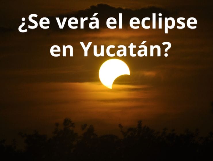 Se verá el eclipse en Yucatán