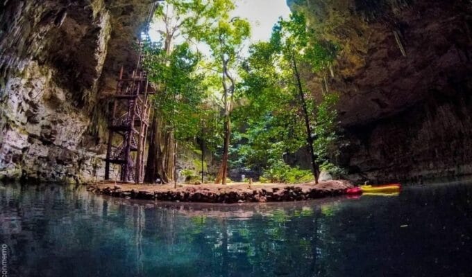 conoce el cenote sac aua de yucatan