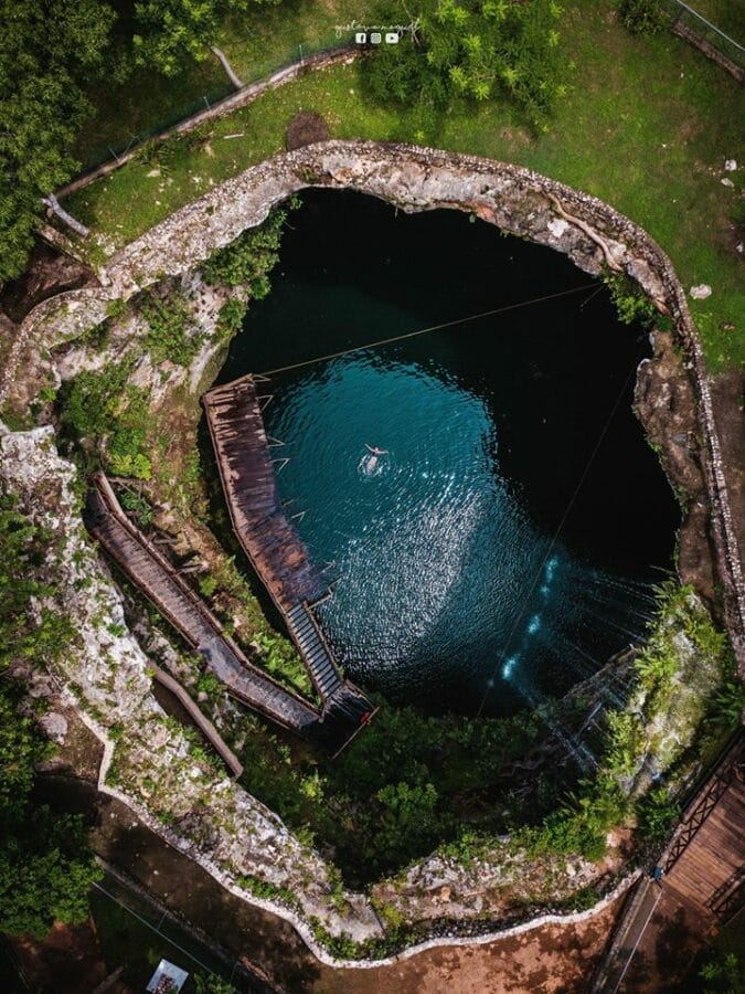  Así es el cenote Saamal, ensueño del mundo maya